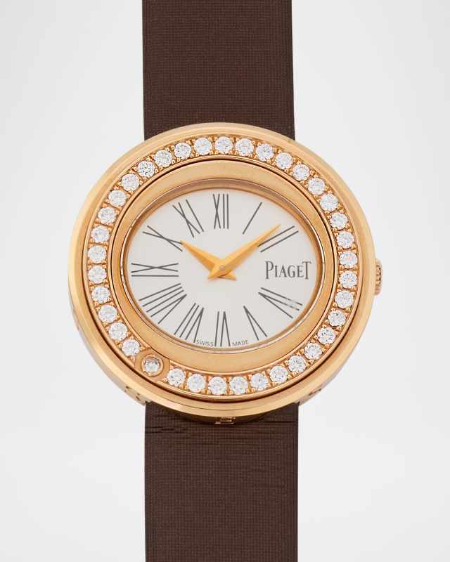 Piaget Possession 18K Rose Gold 29mm Vintage Watch with Diamonds