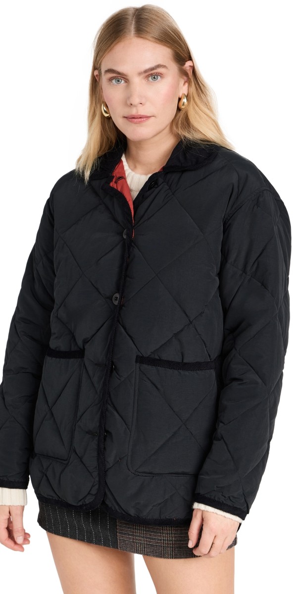 Alex Mill Work Jacket in Nylon Black