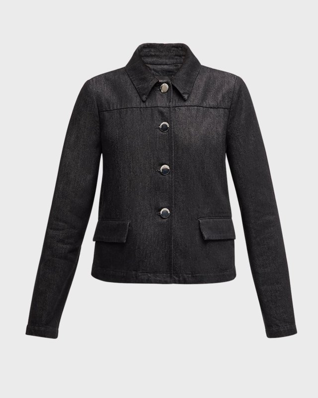 Button-Down Denim Jacket