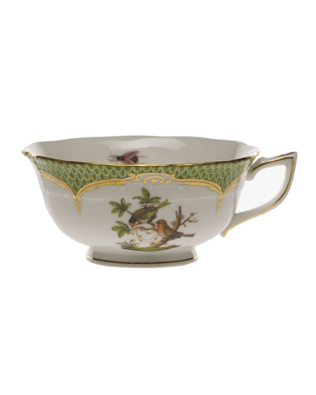 Rothschild Bird Green Motif 10 Tea Cup