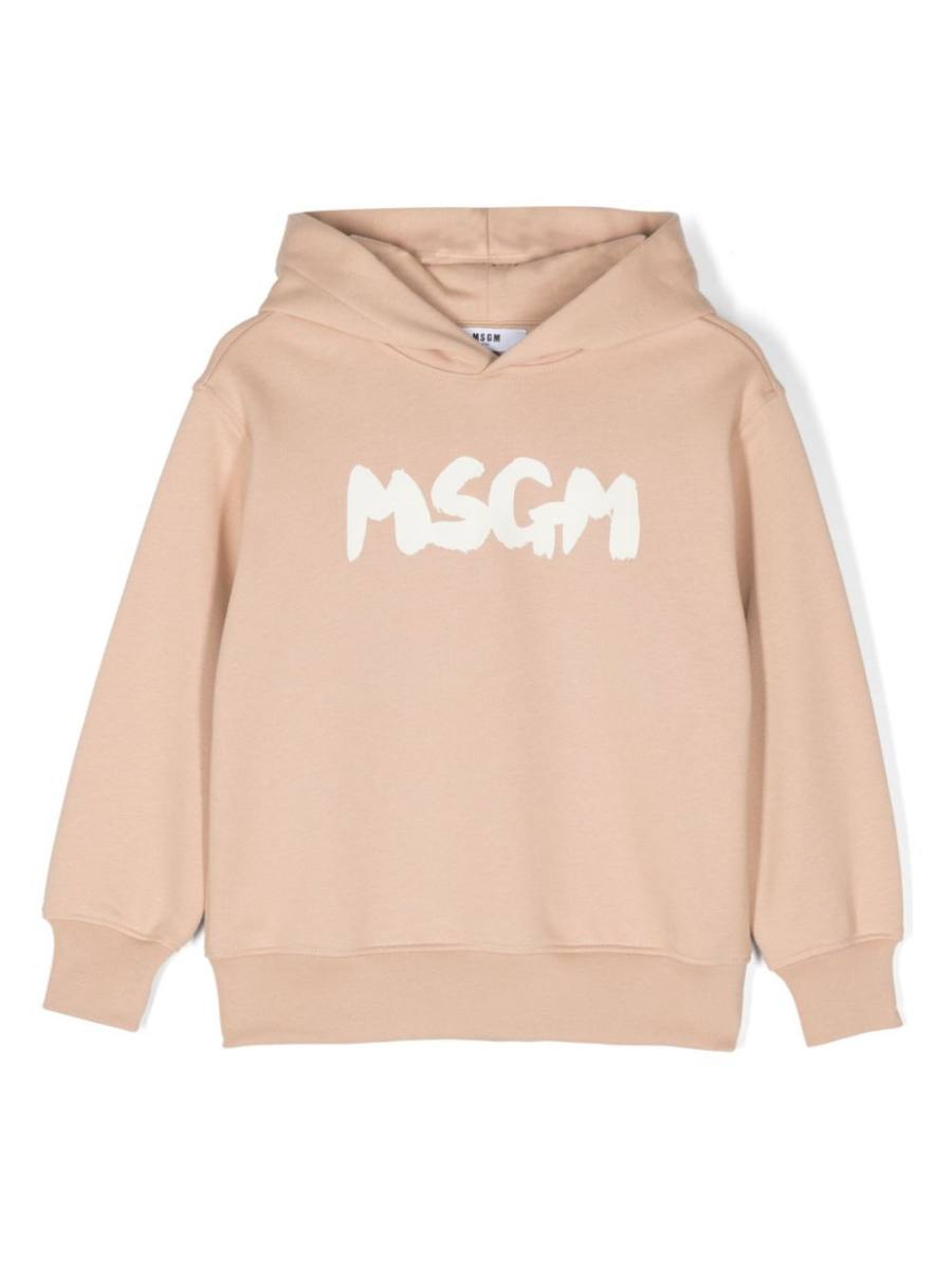logo-print hoodie