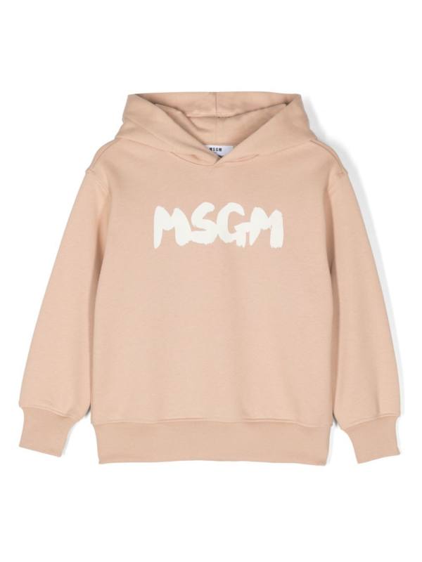 logo-print hoodie