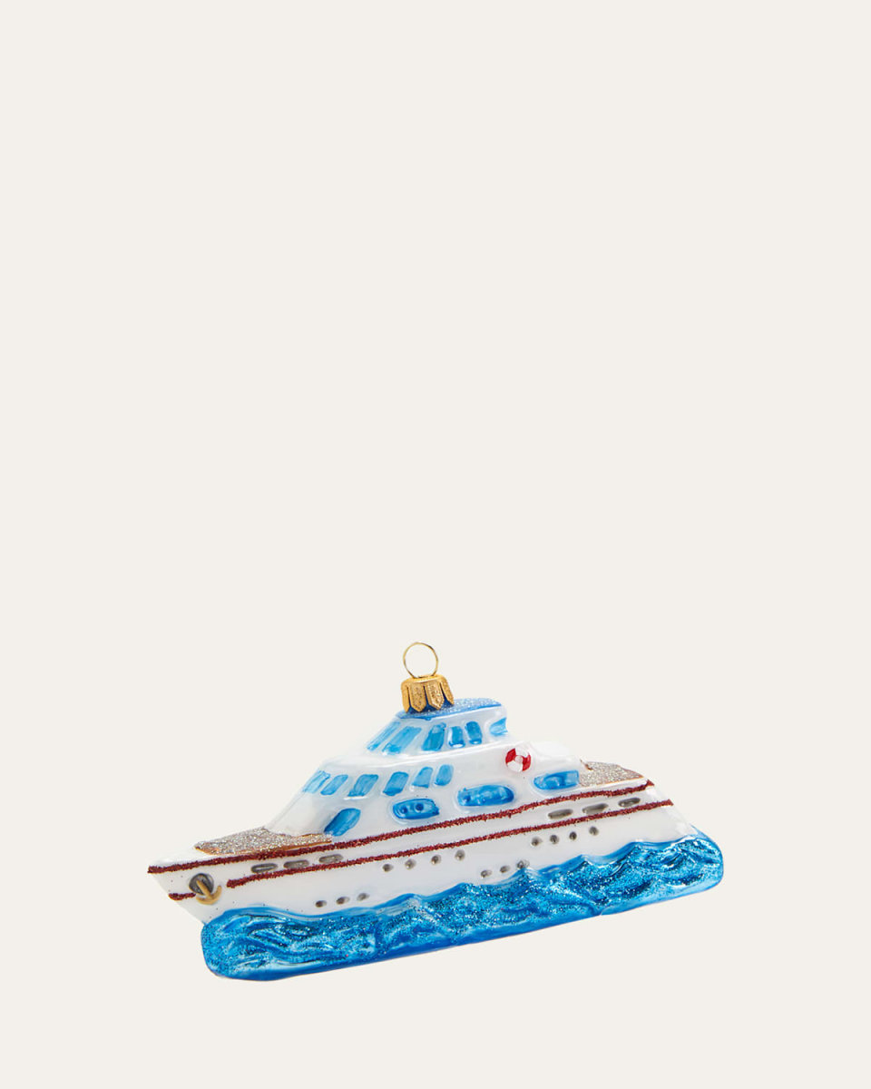 Yacht Holiday Ornament