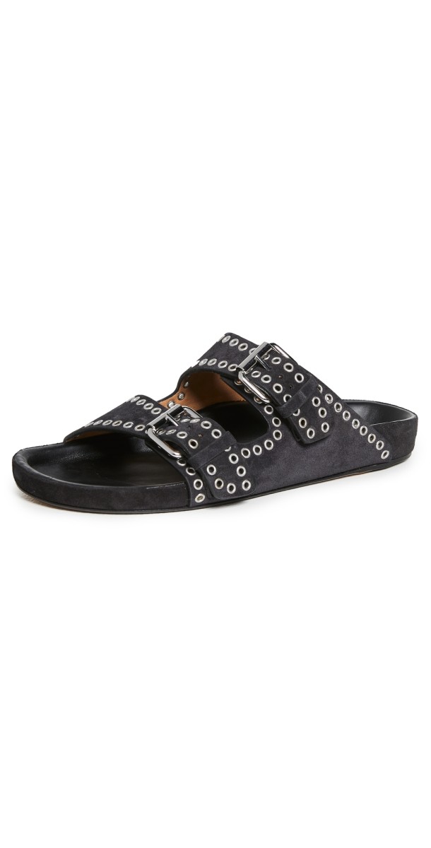 Isabel Marant Lennyo Sandals Faded Black