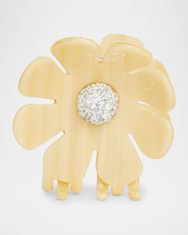 Sunflower Acetate Jaw Clip