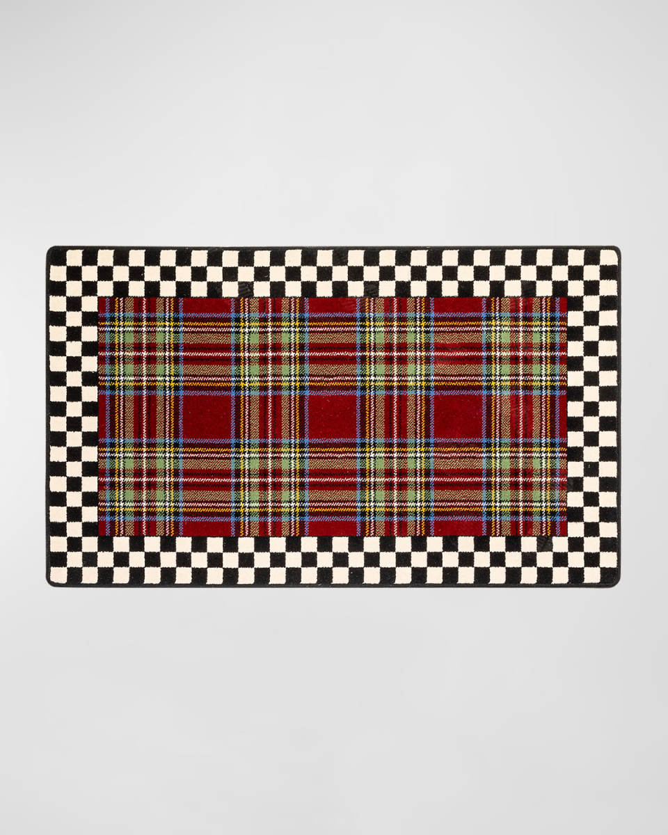 Stewart Tartan Rug, 3' x 5'