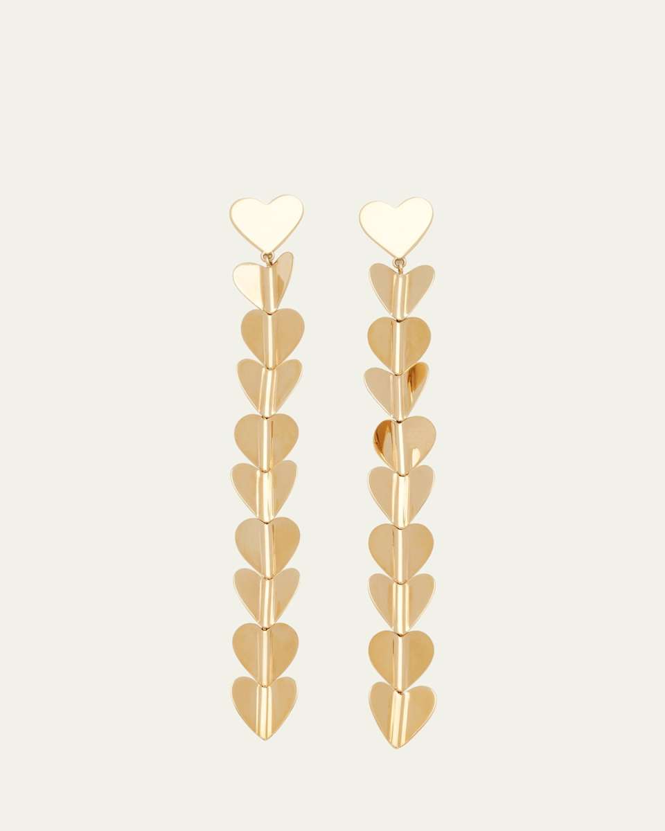 Wings of Love 18k Medium Drop Earrings