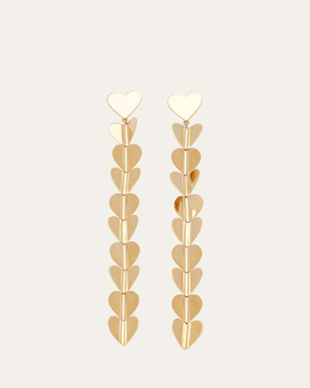 Wings of Love 18k Medium Drop Earrings