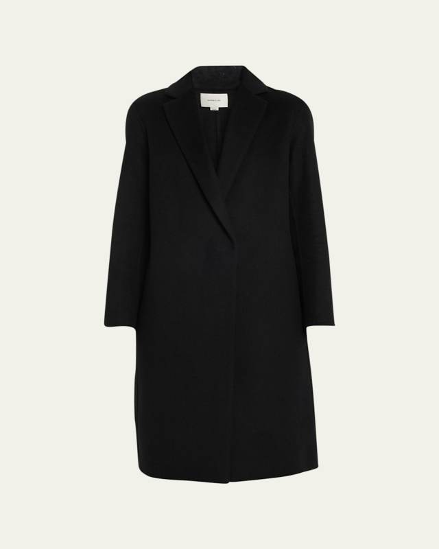 Classic Straight Wool-Blend Coat