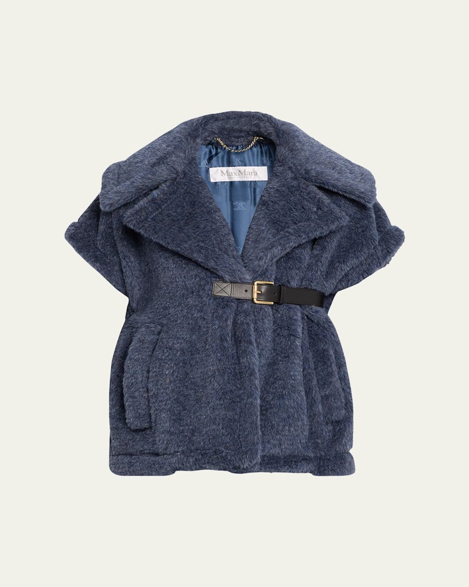 Belted Wool Vest Cap