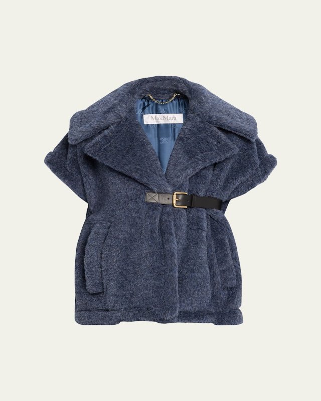 Belted Wool Vest Cap