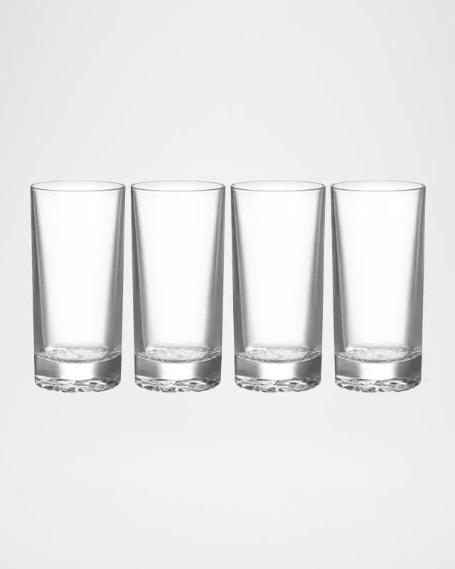 Carat Highball Glasses, Set of 4