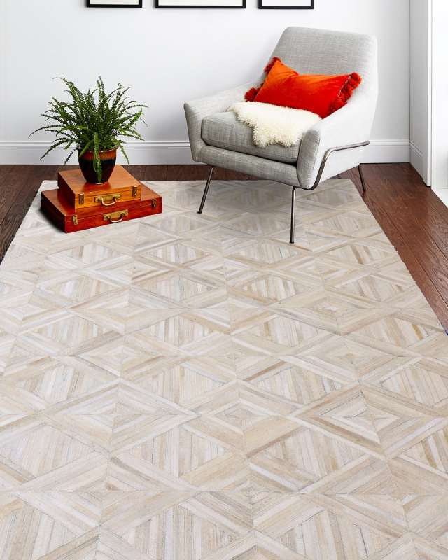 Benson Hair Hide Rug, 9' x 12'
