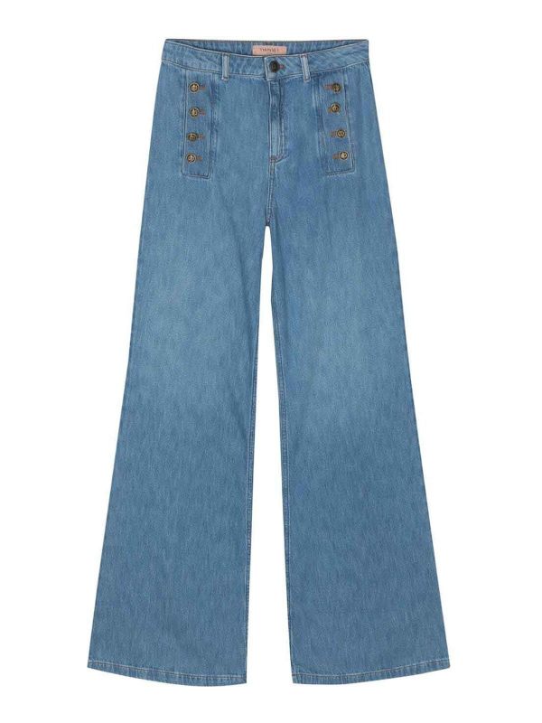 Twinset Jean Bootcut - Bleu