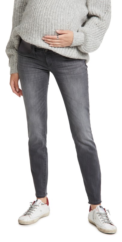 DL1961 Emma Skinny Maternity Instasculpt Jeans Overcast