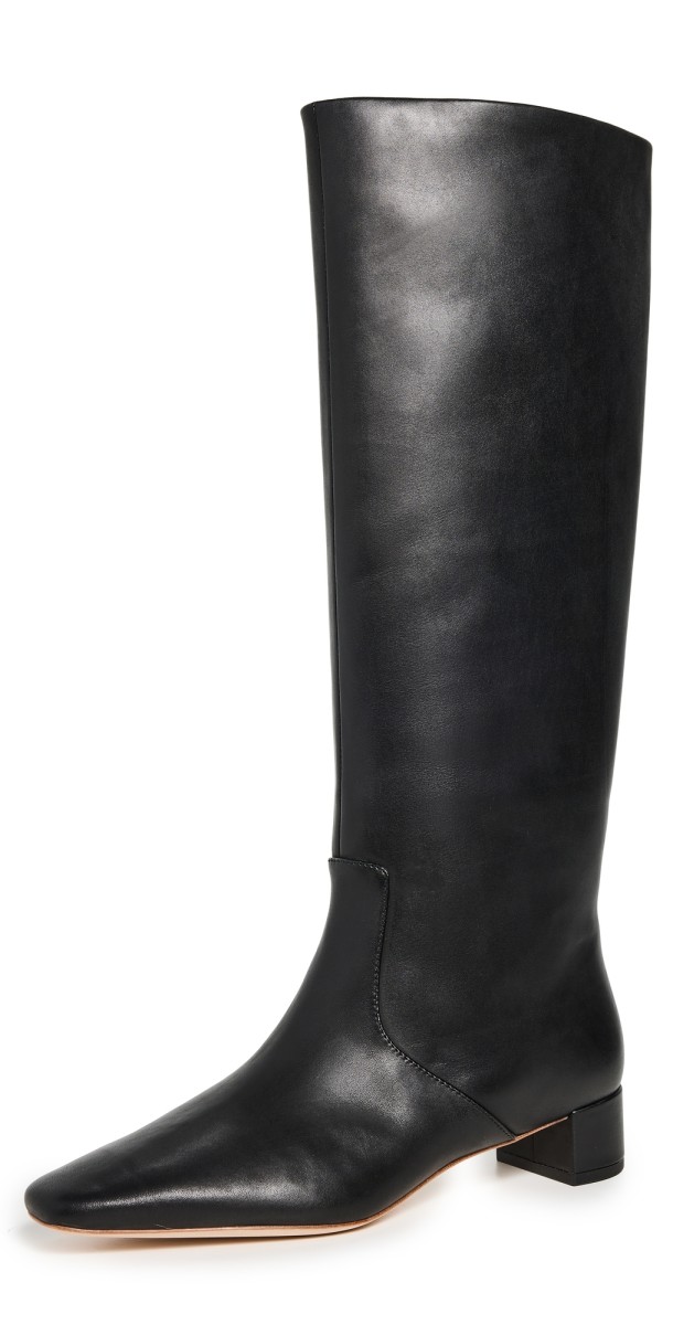 Loeffler Randall Indy Low Heel Tall Boots Black