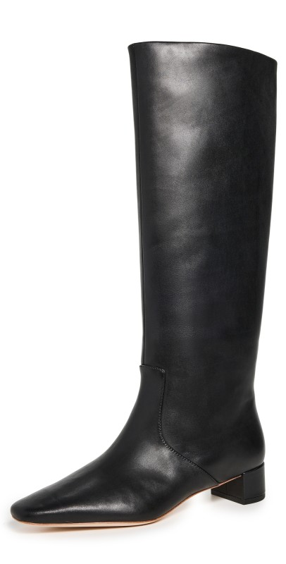 Loeffler Randall Indy Low Heel Tall Boots Black