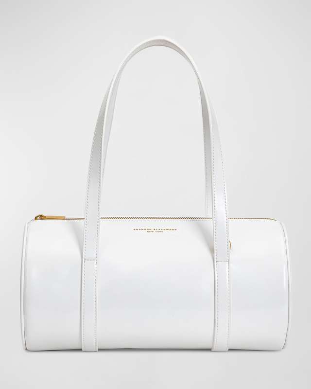 Large Duffel Leather Shoulder Bag