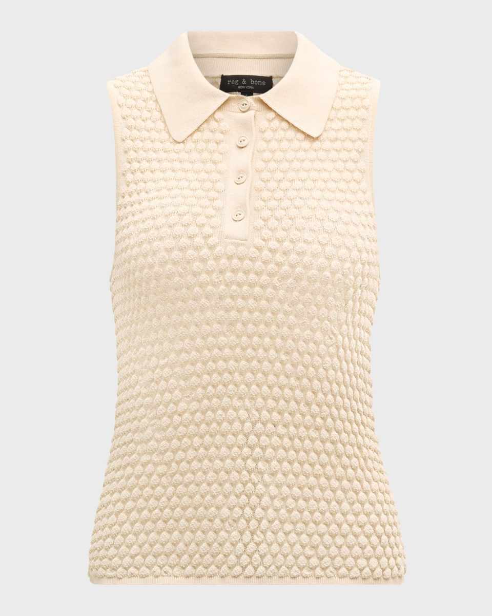 Georgia Knit Sleeveless Polo