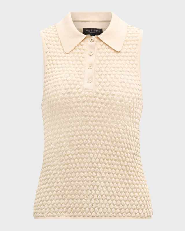 Georgia Knit Sleeveless Polo