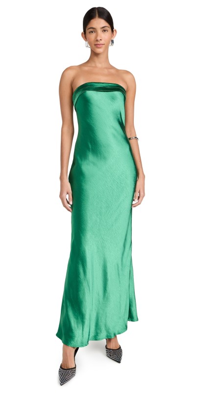Runaway the Label Delilah Maxi Dress Jewel Green