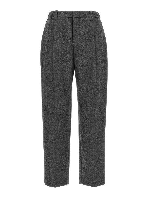 Brunello Cucinelli Pantalons Décontractés - Gris