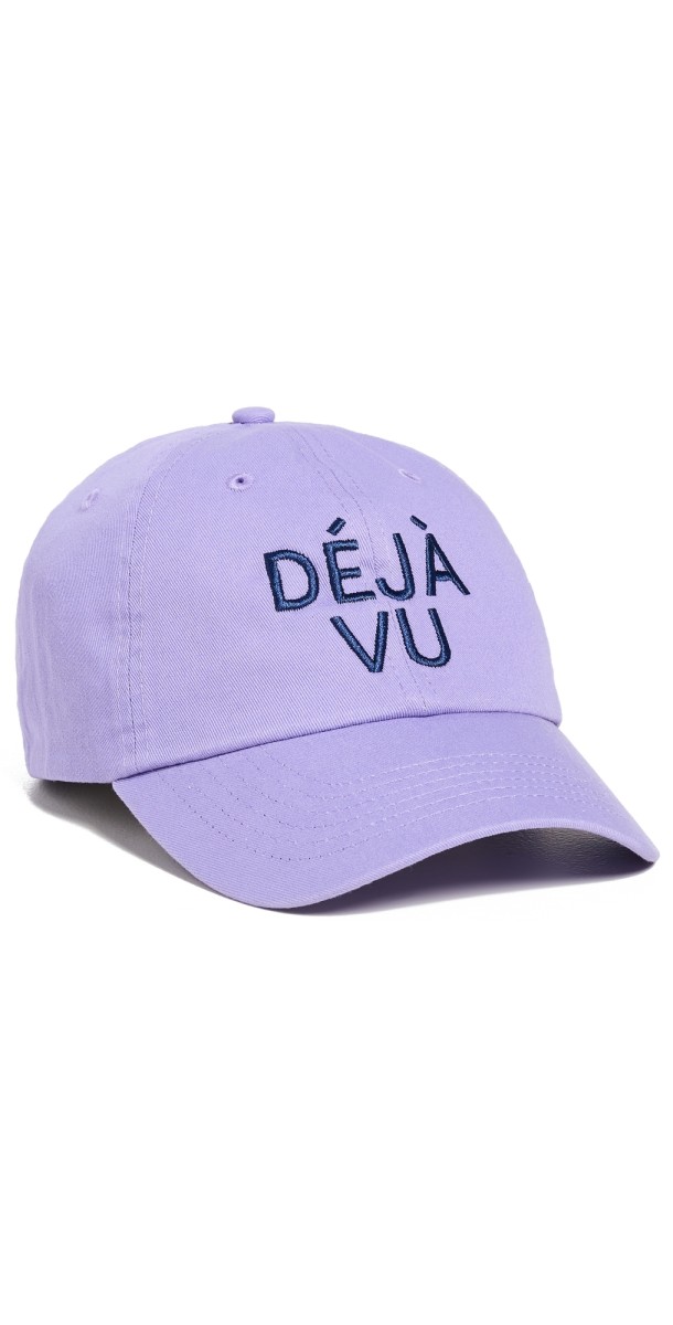 Clare V. Baseball Hat Lilac w/ Navy