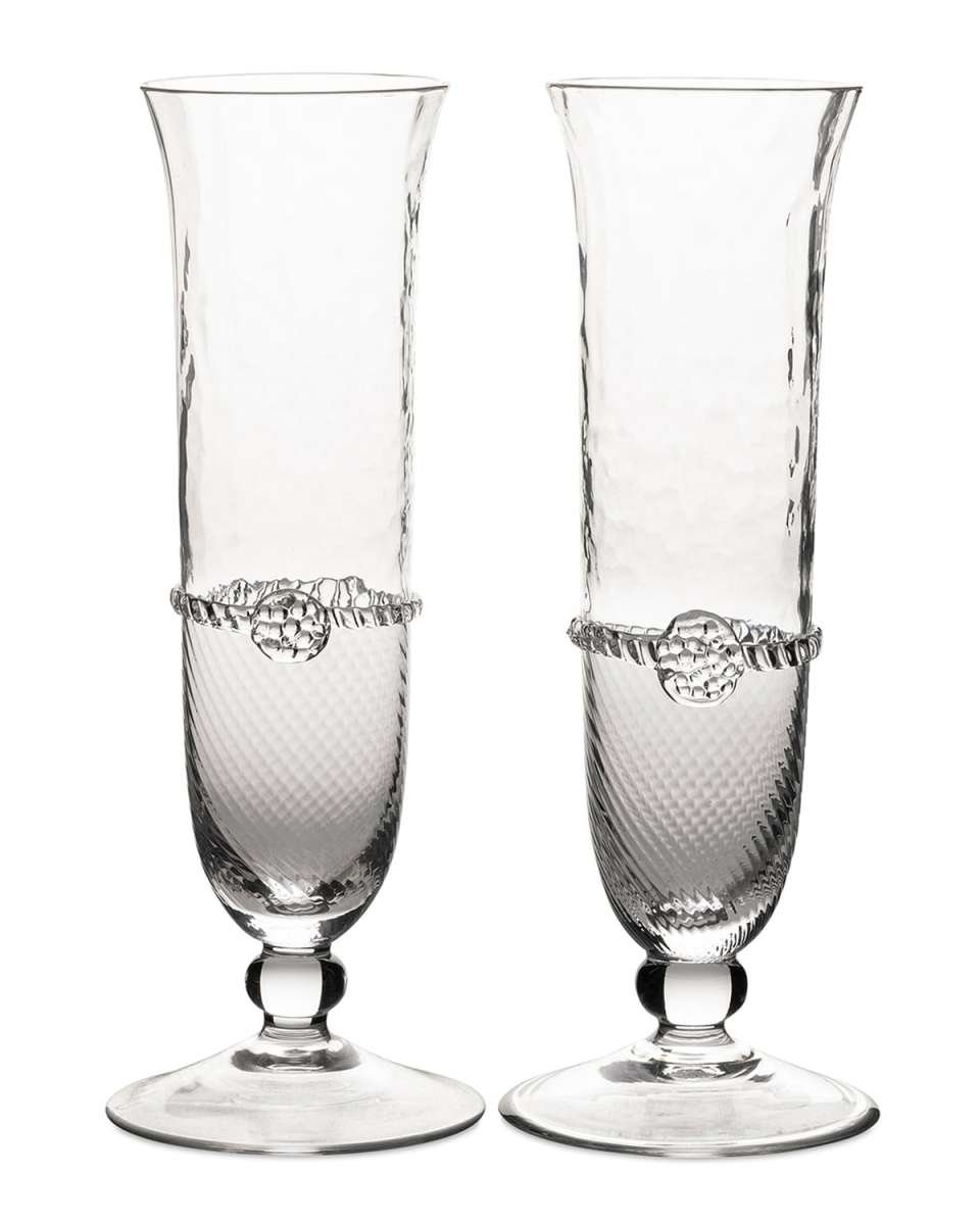 Graham Toasting Flutes, Set of 2