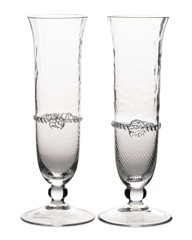 Graham Toasting Flutes, Set of 2