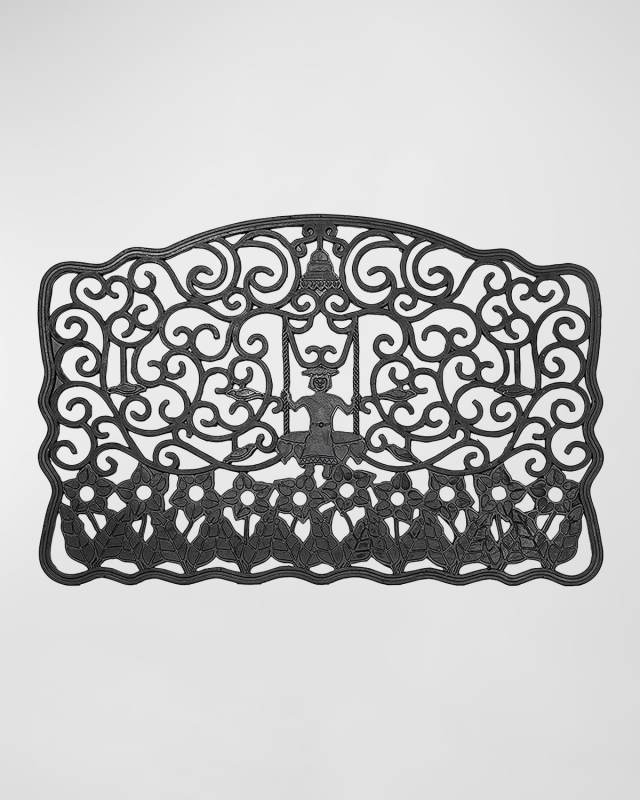 Mrs. Powers Rubber Door Mat, 2' x 3'