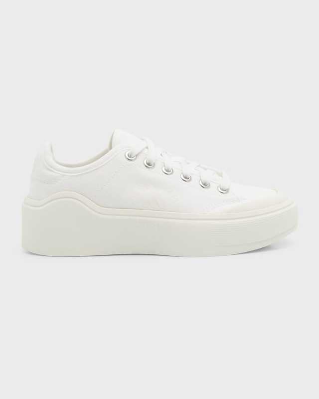 Solid Canvas Court Sneakers