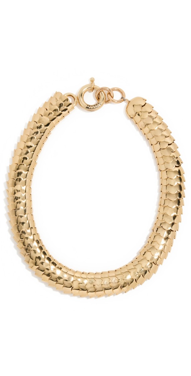 Isabel Marant Ras du Cou Necklace Dore