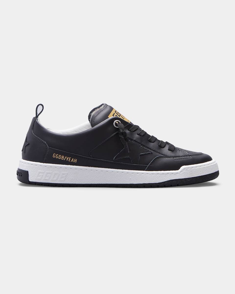 Yeah! Leather Upper And Star Sneakers