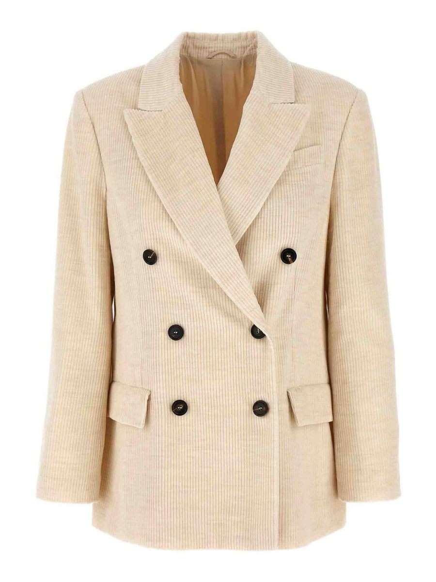 Brunello Cucinelli Blazer - Blanc