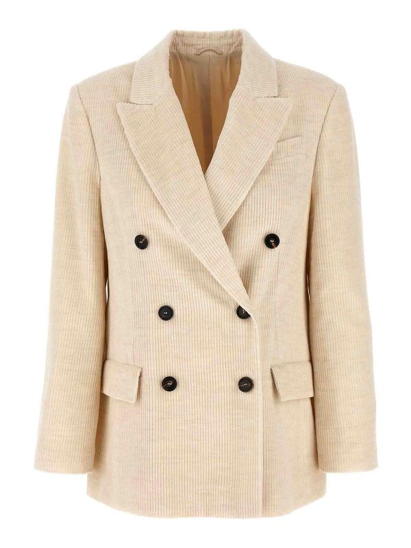 Brunello Cucinelli Blazer - Blanc