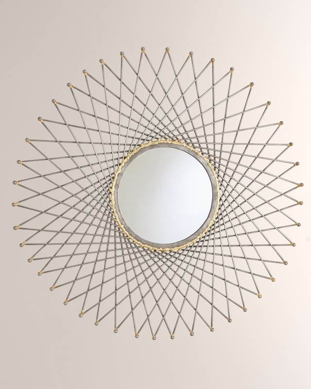 Spokes Mirror with Ball Points