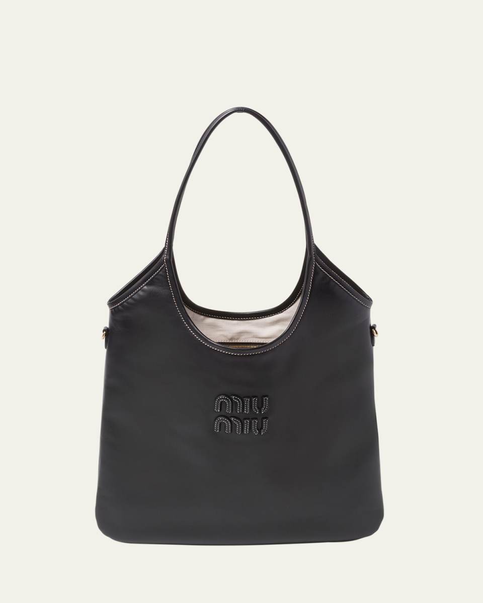 Calf Leather Hobo Bag
