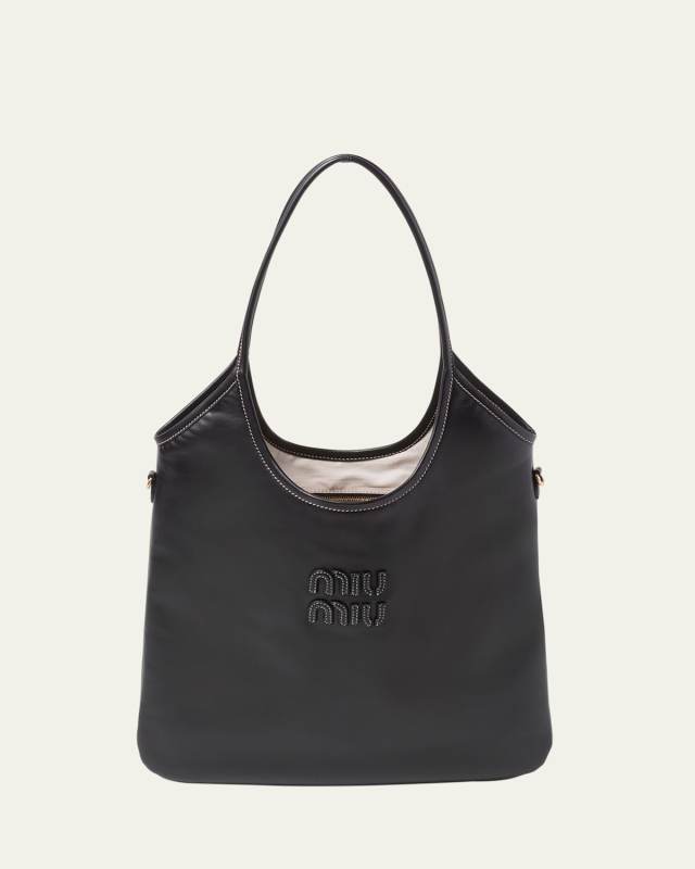 Calf Leather Hobo Bag