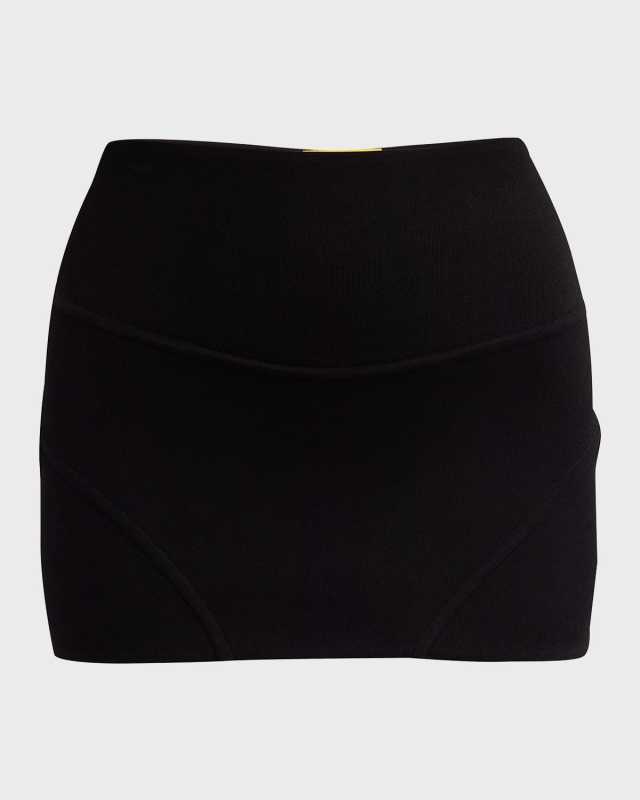 Ayanna Paneled Cutout Mini Skirt