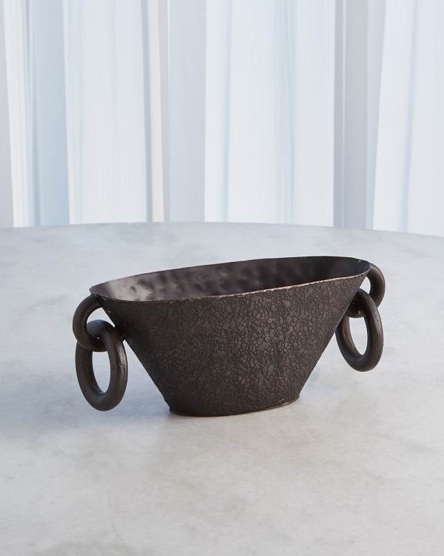 Ring Handled Bowl, Oval