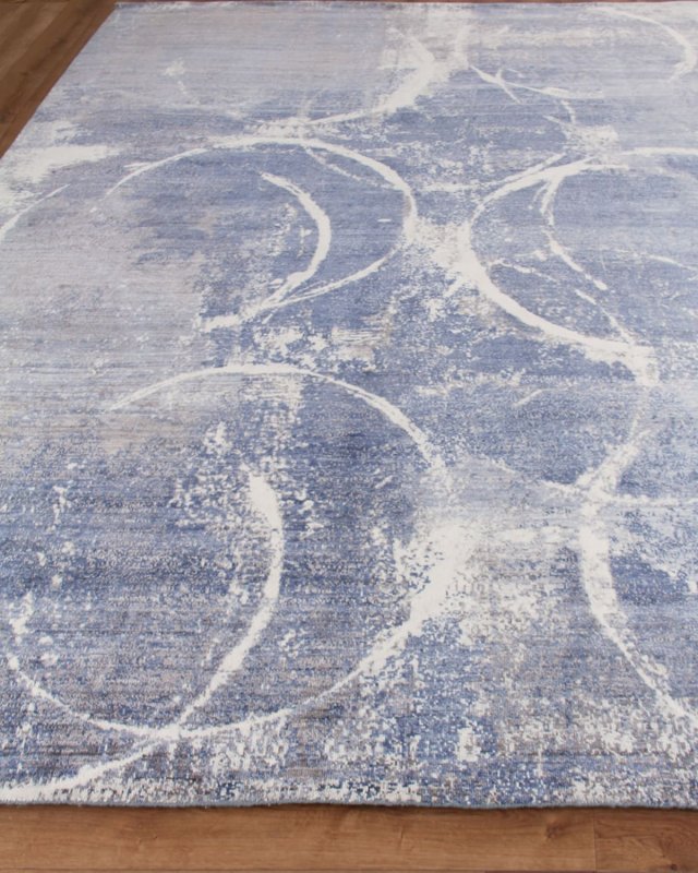 Montclair Hand-Knotted Silk Rug, 8' x 10'