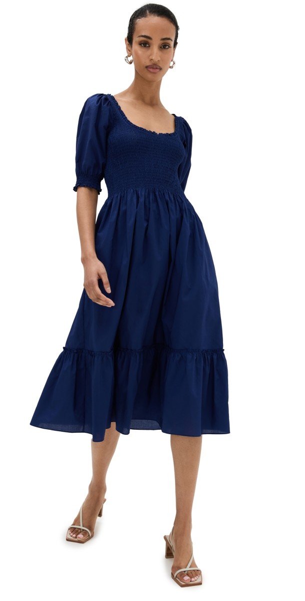 Hill House Home The Louisa Nap Dress Navy