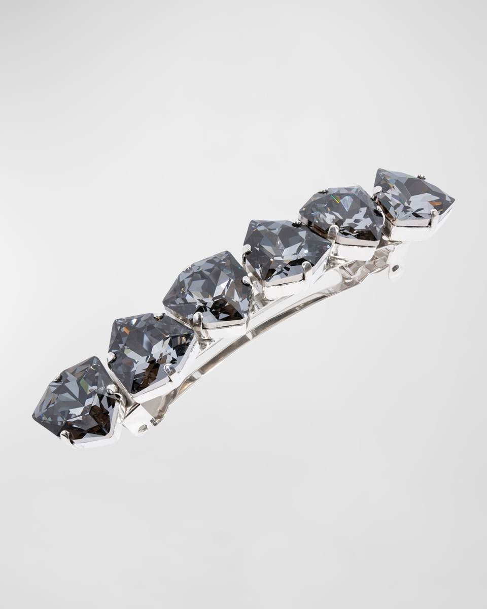 Teardrop Crystal Barrette