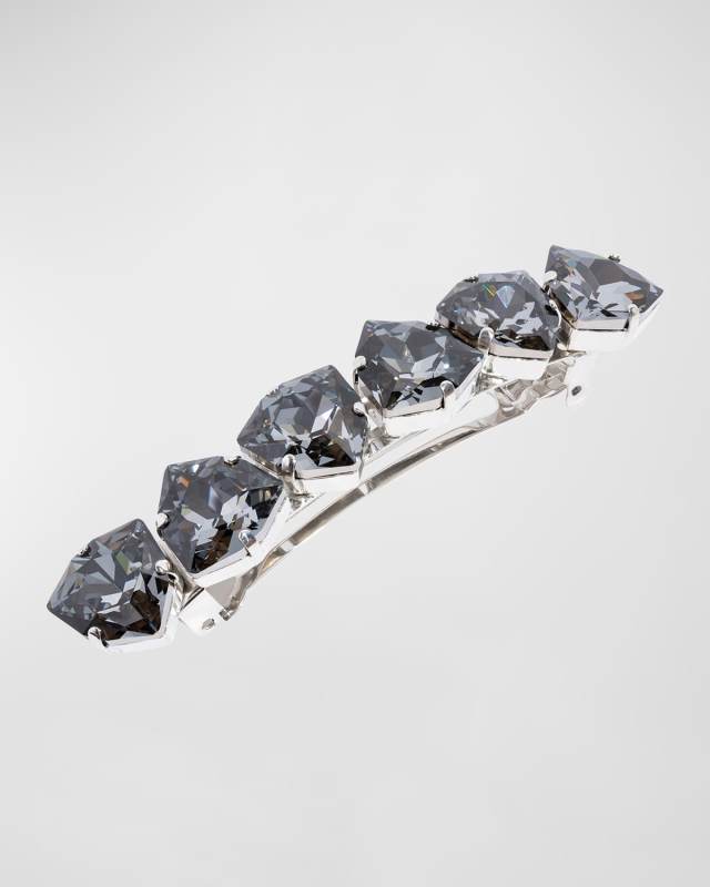 Teardrop Crystal Barrette