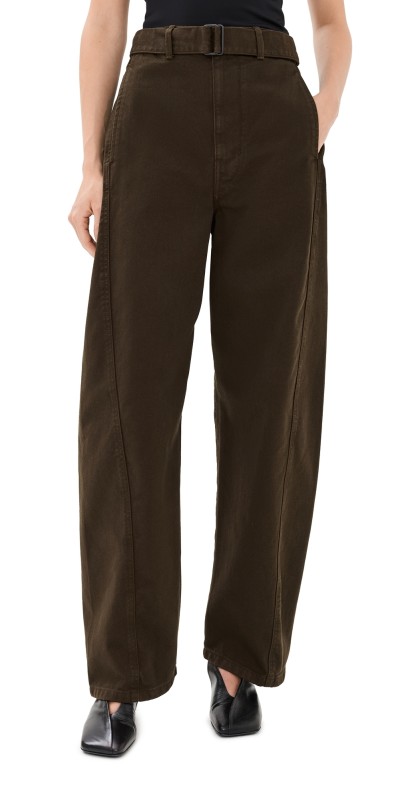 Lemaire Twisted Belted Pants Espresso