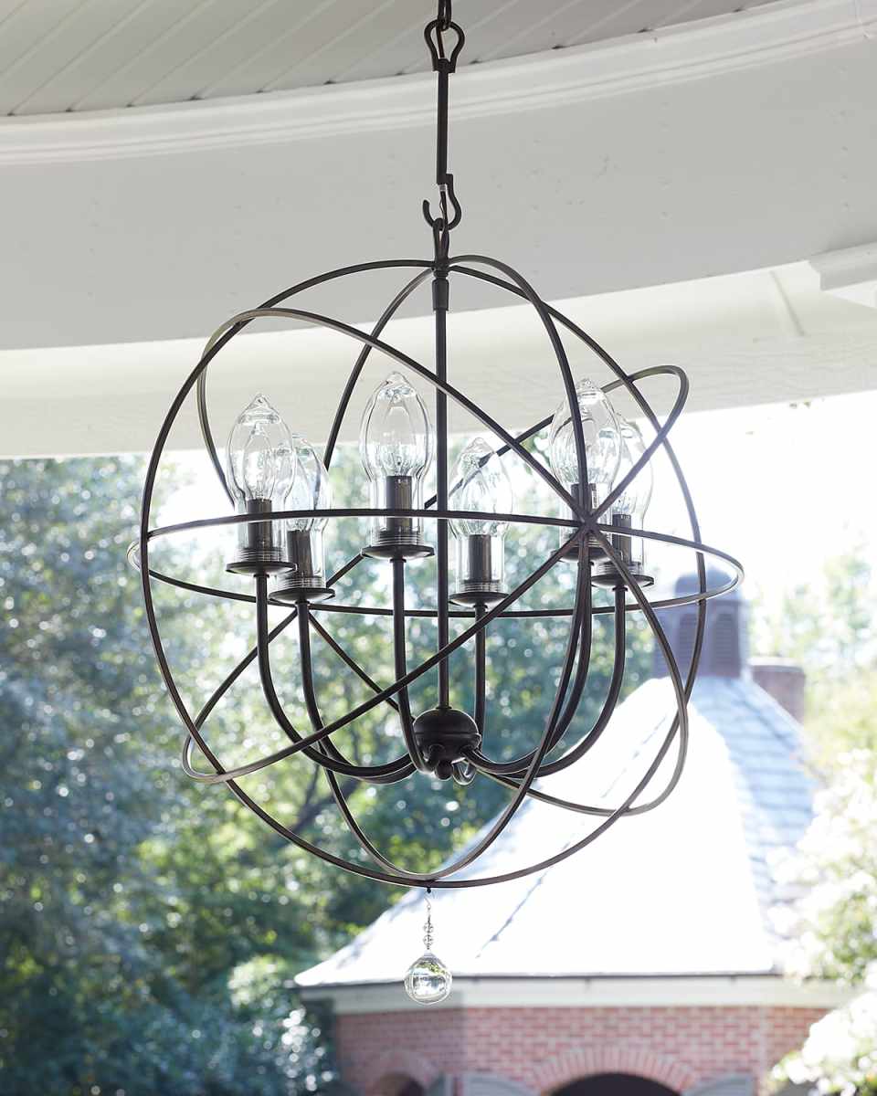Solaris 6-Light Outdoor Chandelier