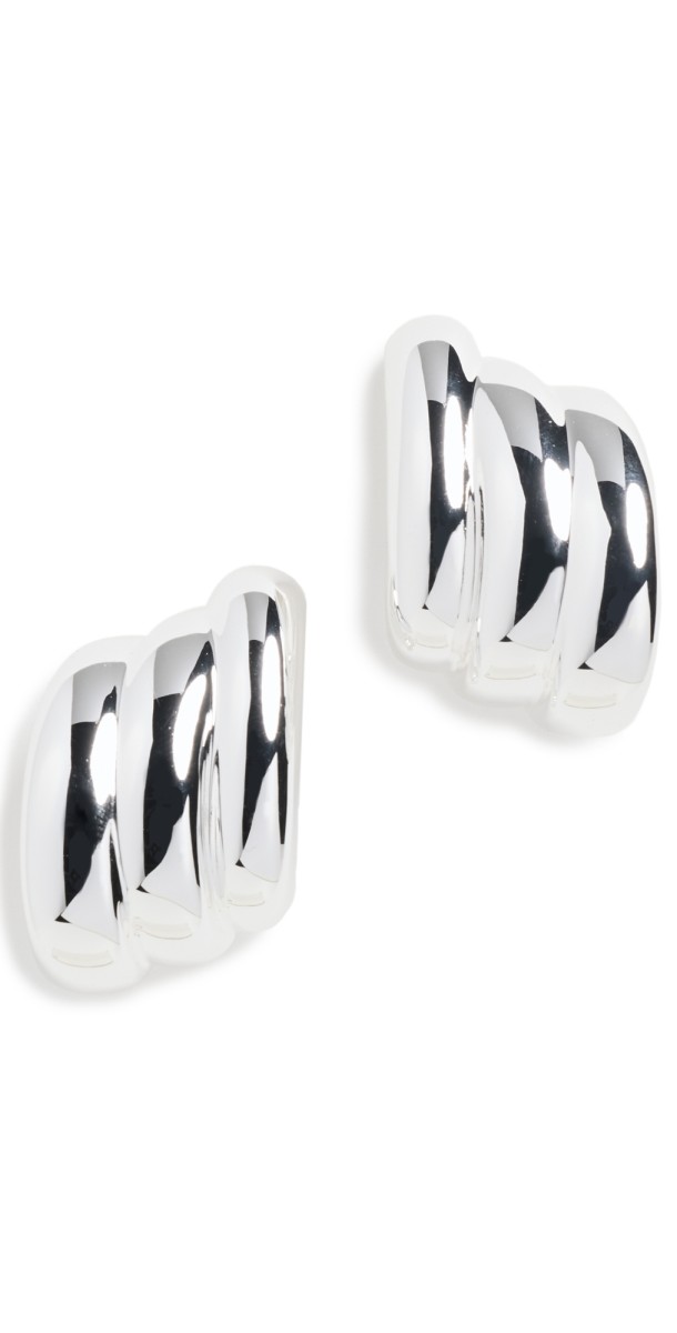 MÉGA Graduate Earrings Silver