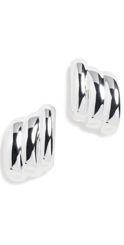MÉGA Graduate Earrings Silver