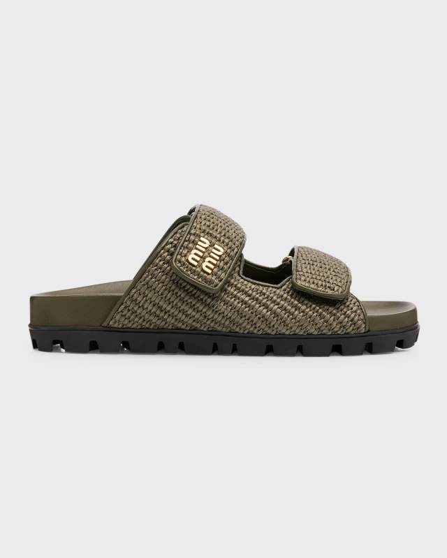 Raffia Dual-Grip Comfort Sandals