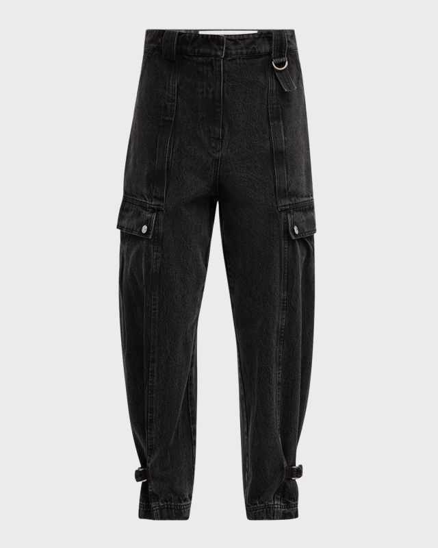 Tapered Utility Jeans